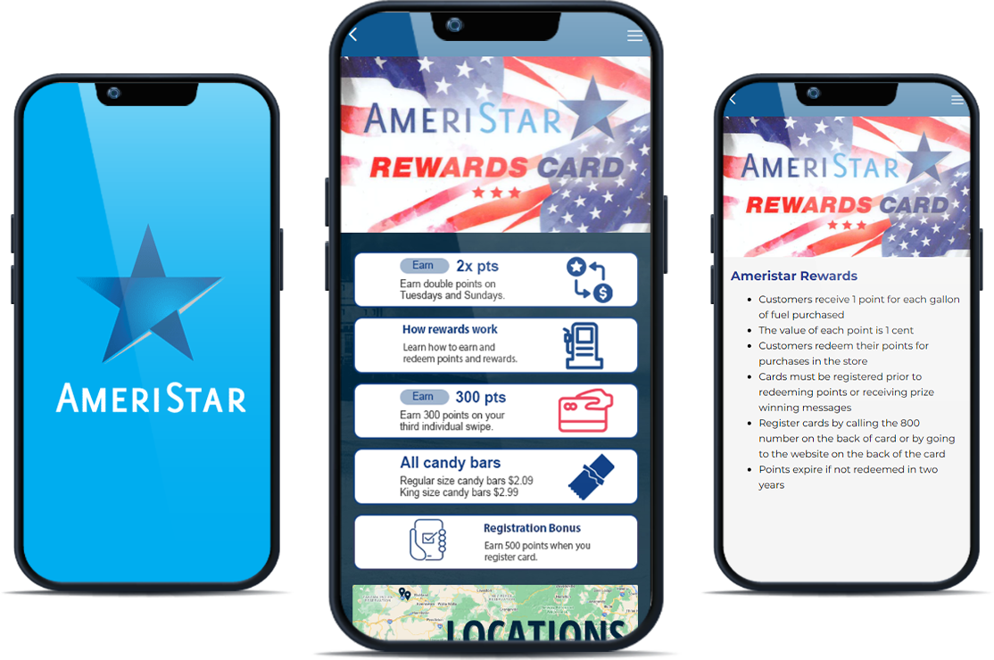 Ameristar Rewards mobile app